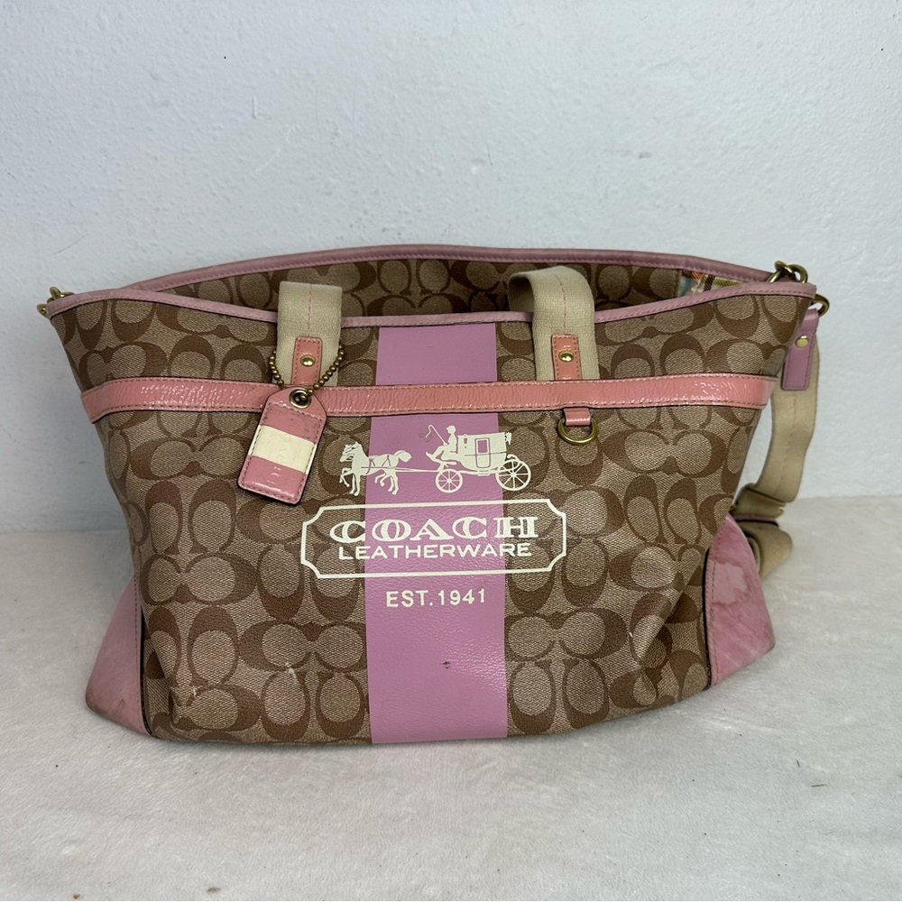 Coach Leatherware Diaper Bag